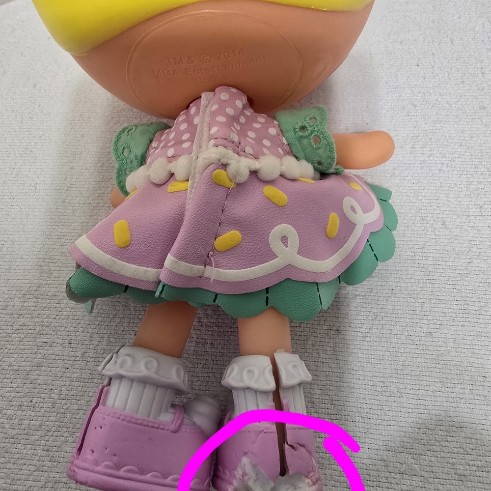 Lalaloopsy Candle Slice O'Cake Doll 2009 Full Size W/ Lil Sister 2014 EUC - Picture 16 of 16